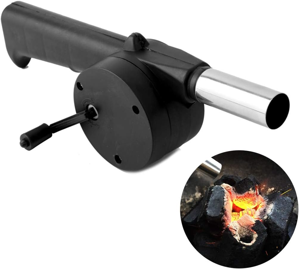 Camping Cooking Unit - Ventilatore Portatile a Manovella per Barbecue