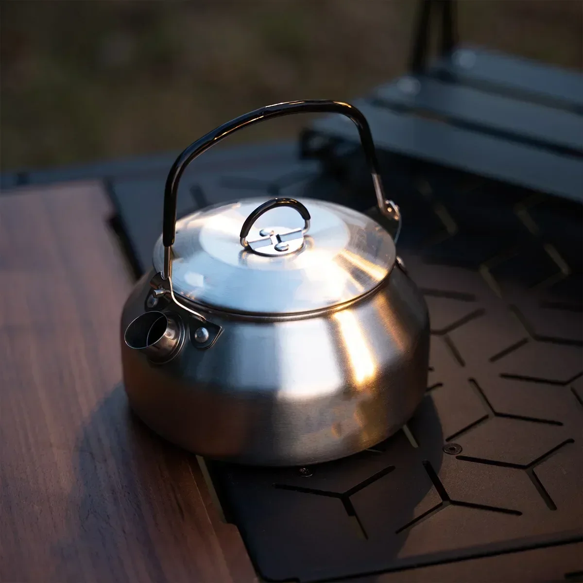 Camping Cooking Set Stainless Steel - Bollitore in acciaio inossidabile Bollitore da