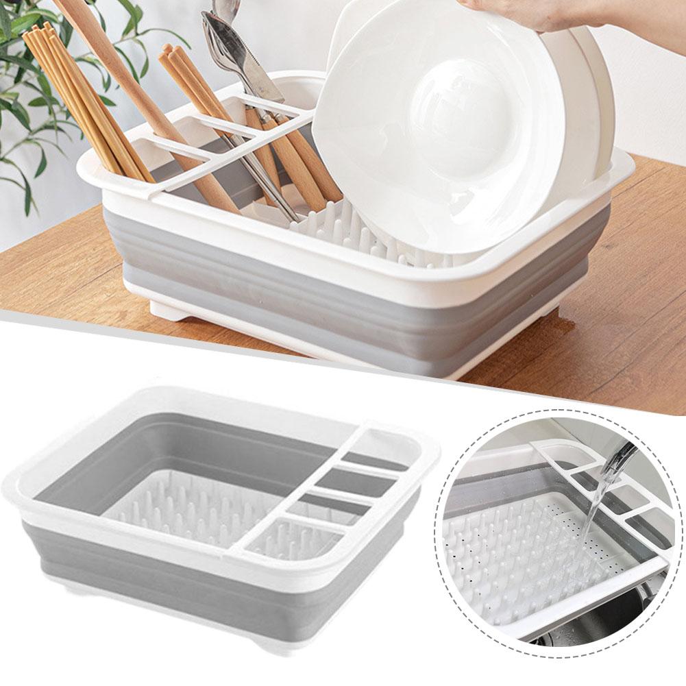 Camping Cooking Dishes - Scolapiatti Pieghevole, Organizzatore per Stoviglie, Scolapiatti