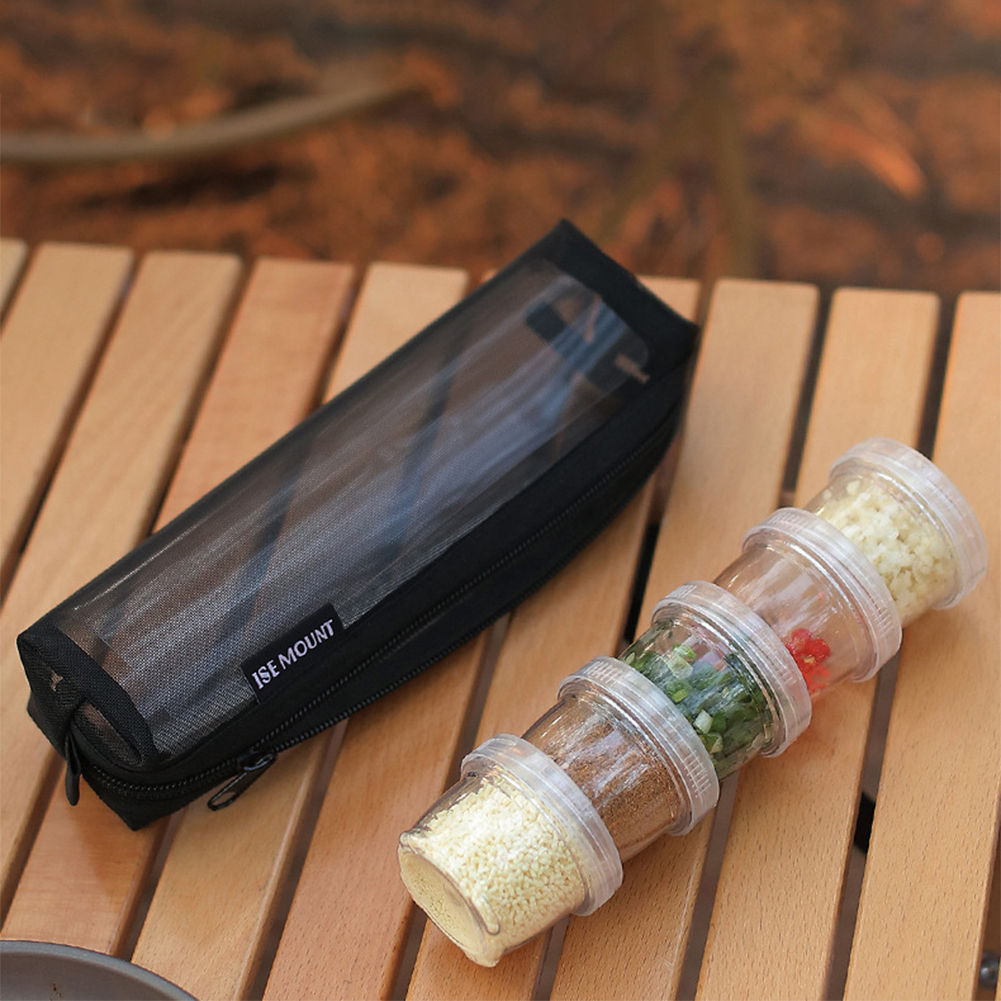 Camping Cooking Set With Bag - Kit di Spezie da Campeggio con