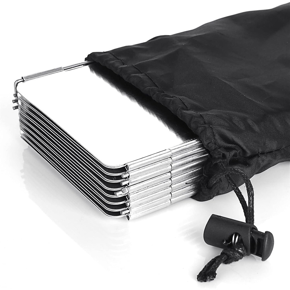 Camping Cooking Windscreen - Paravento Leggero Pieghevole per Fornello da