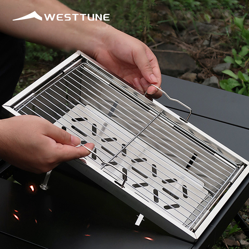 Camping Cooking Unit - WESTTUNE IGT Griglia per barbecue Pieghevole