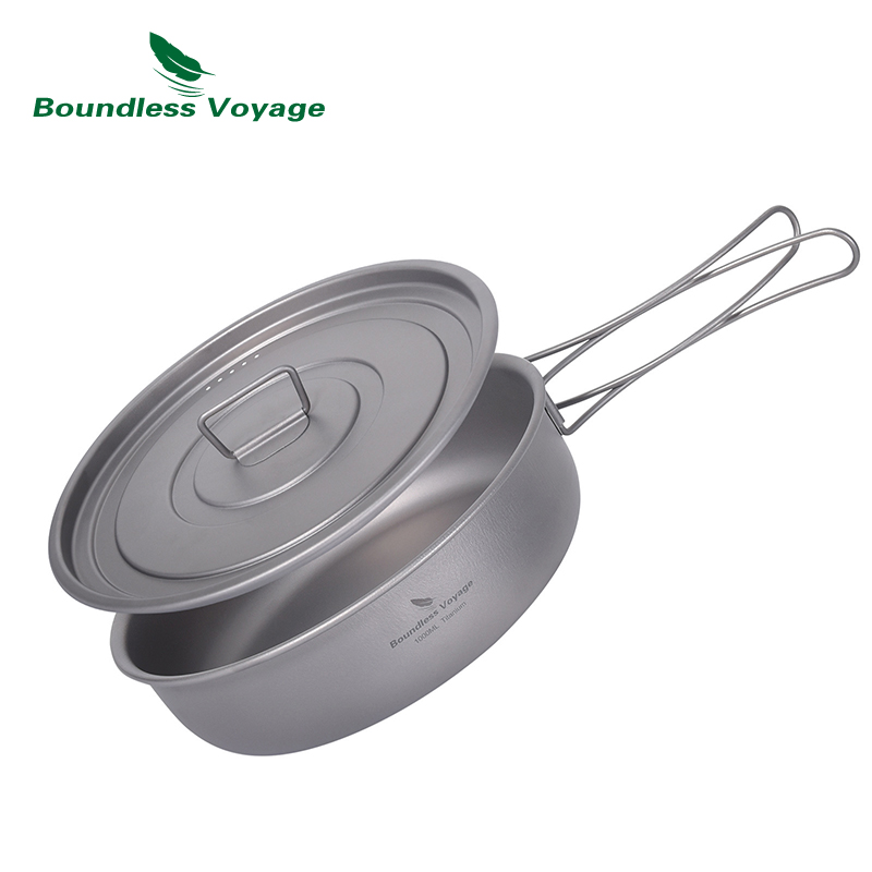 Camping Cooking Range - Padella in titanio Boundless Voyage con