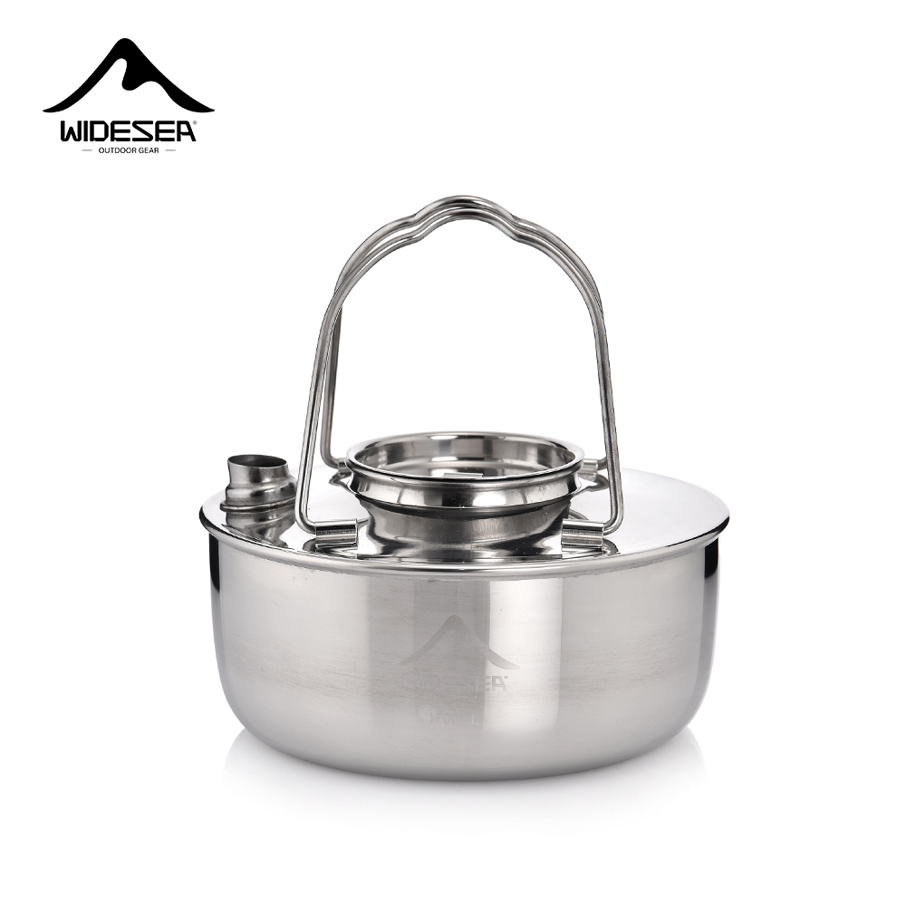 Camping Cooking Unit - Widesea Camping Outdoor 1.7L SS304 Bollitore