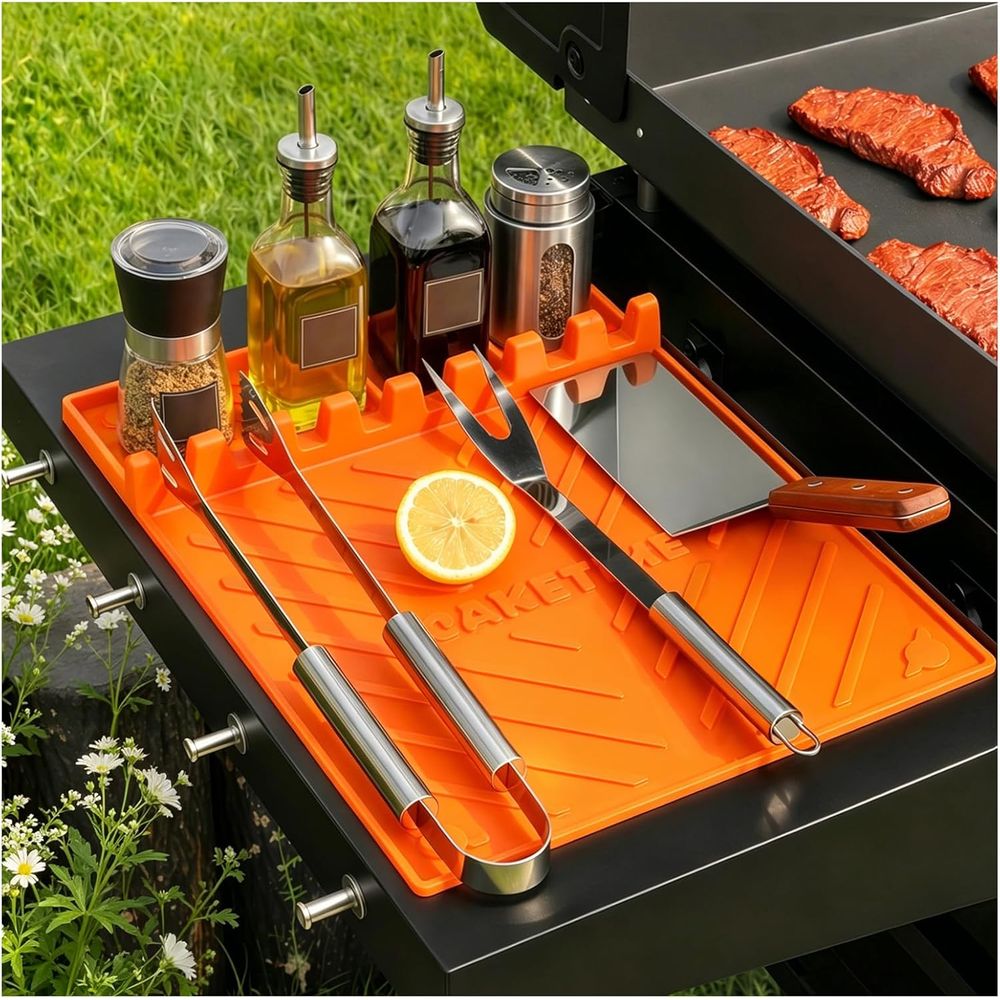 Camping With Cooking - Tappetini in Silicone per Griglia o