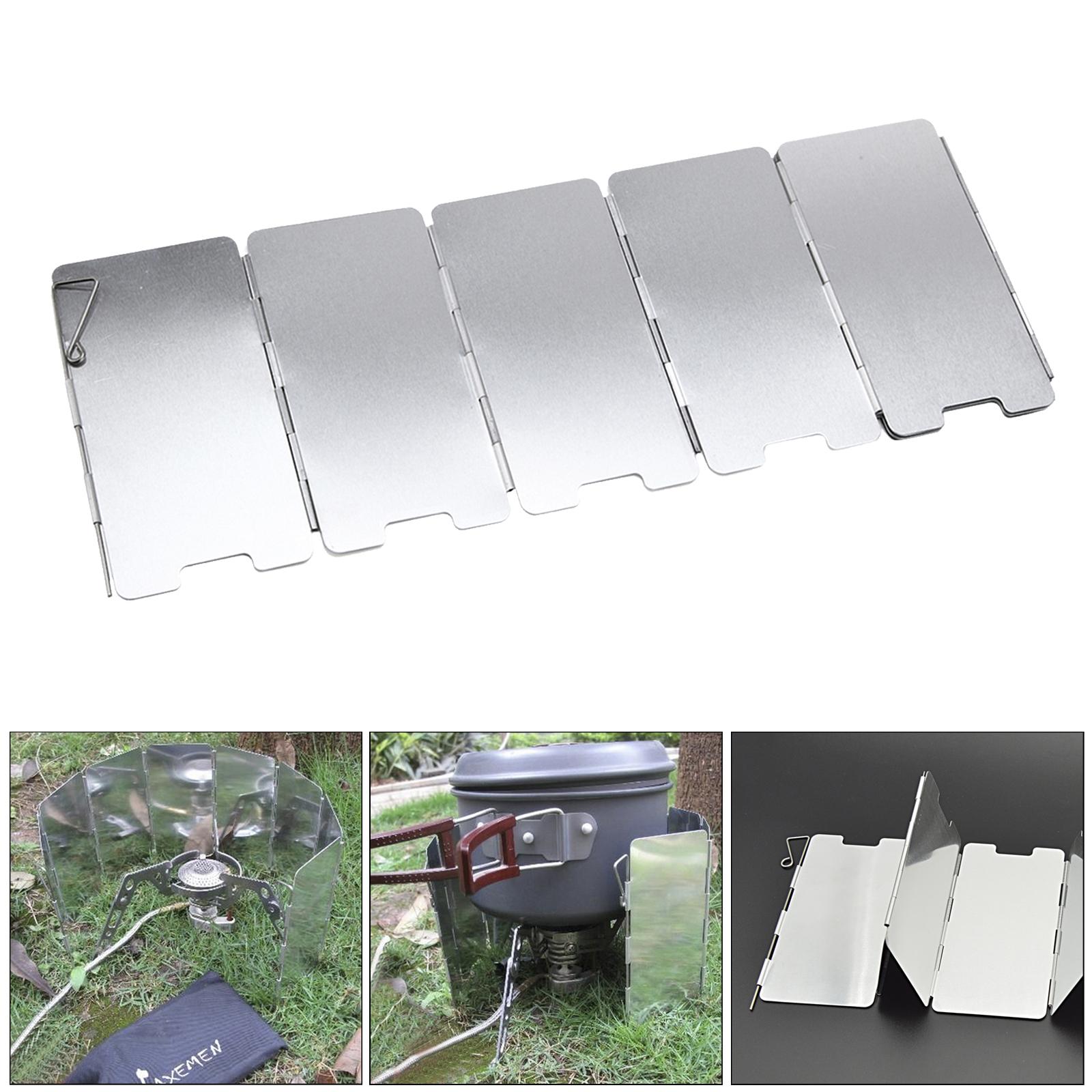 Camping Cooking Windscreen - Paravento Leggero per Campeggio, Accessorio da