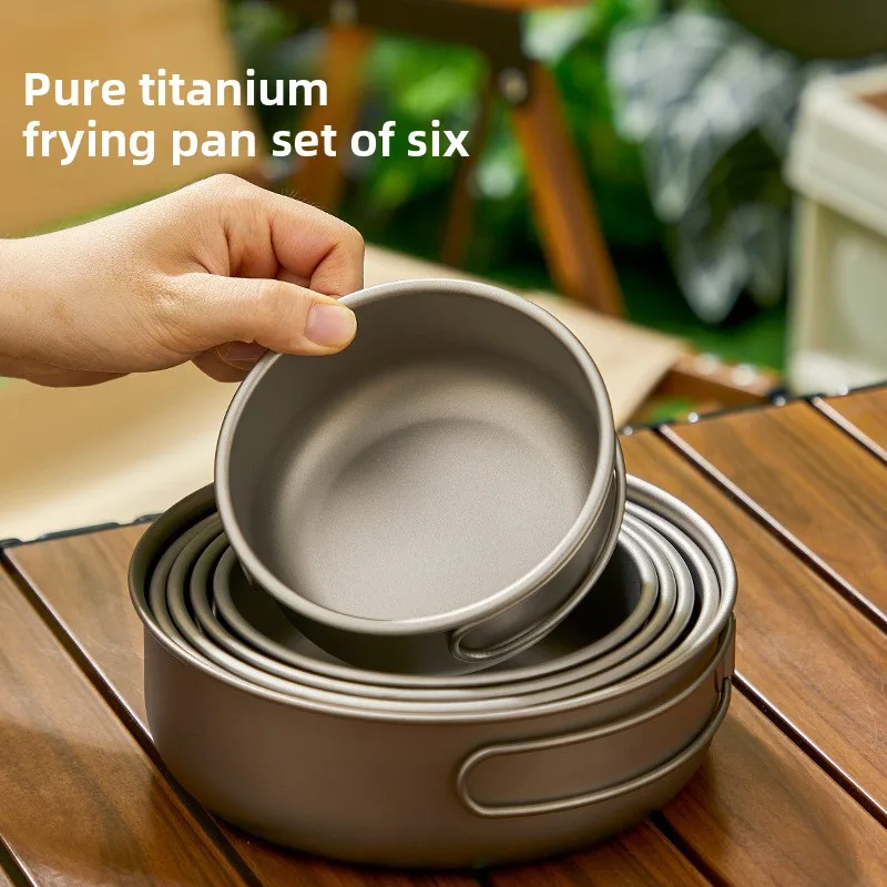 Camping Cooking Set With Bag - Set di pentole da esterno in