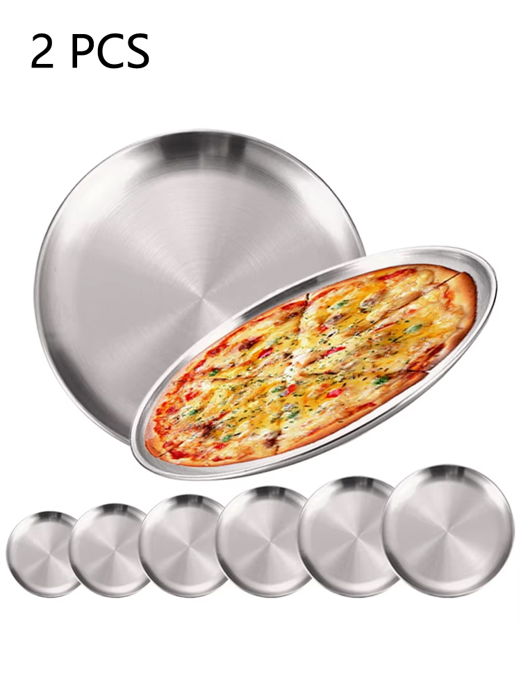 Camping Cooking Dishes - Set di 2 Piatti Rotondi in