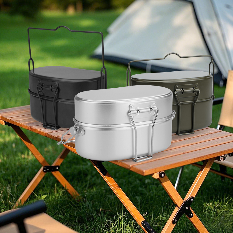Camping Cooking Kit Box - Kit da campeggio per esterni Kit