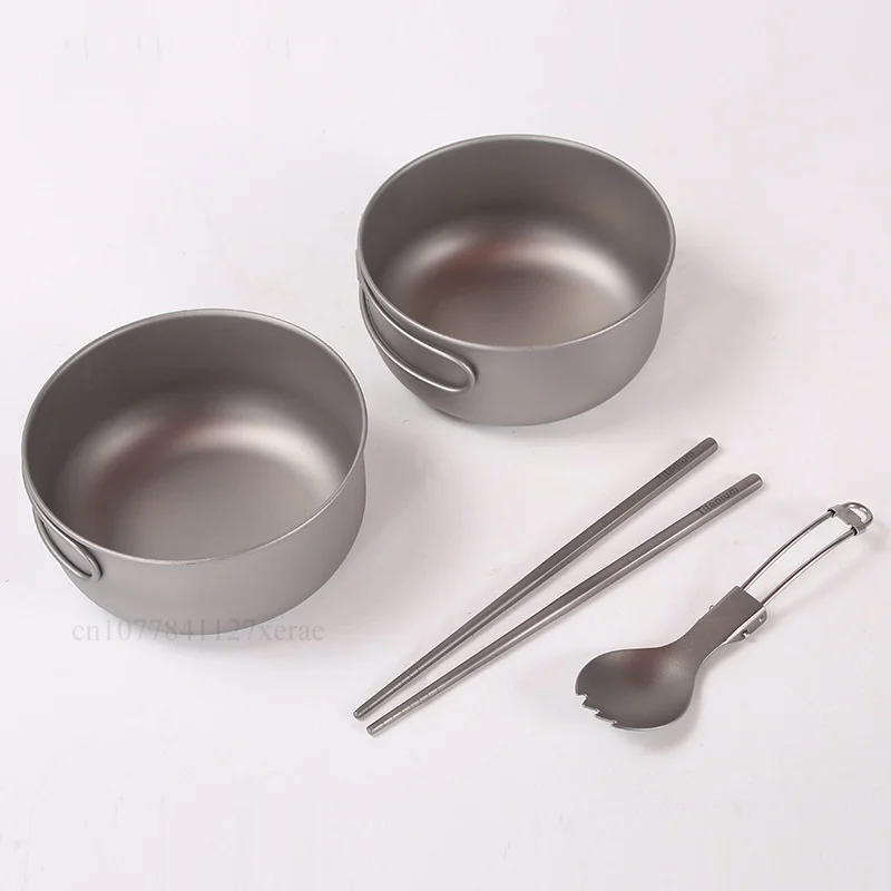 Camping Hanging Cooking Pot - Set di Pentole da Campeggio in