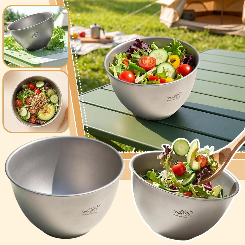 Camping Cooking Dishes - Ciotola da cucina in acciaio inossidabile,