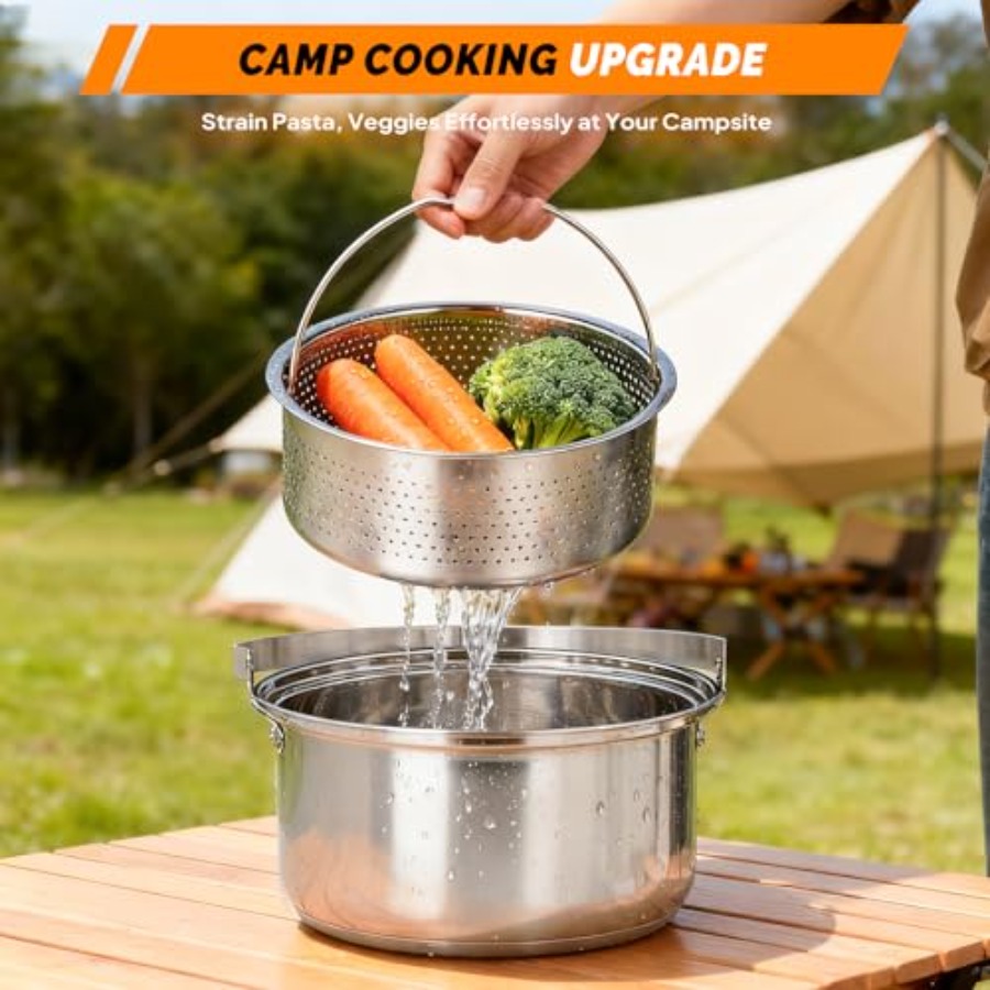Set di pentole da campeggio, k - Camping Cooking Set With Bag recensione e prezzo
