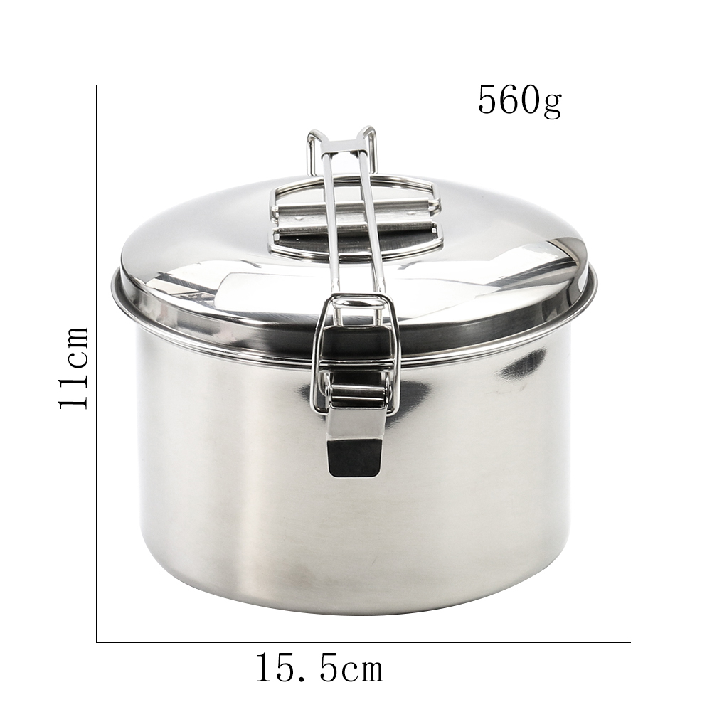 Pentola da campeggio in acciai - Camping Hanging Cooking Pot recensione e prezzo