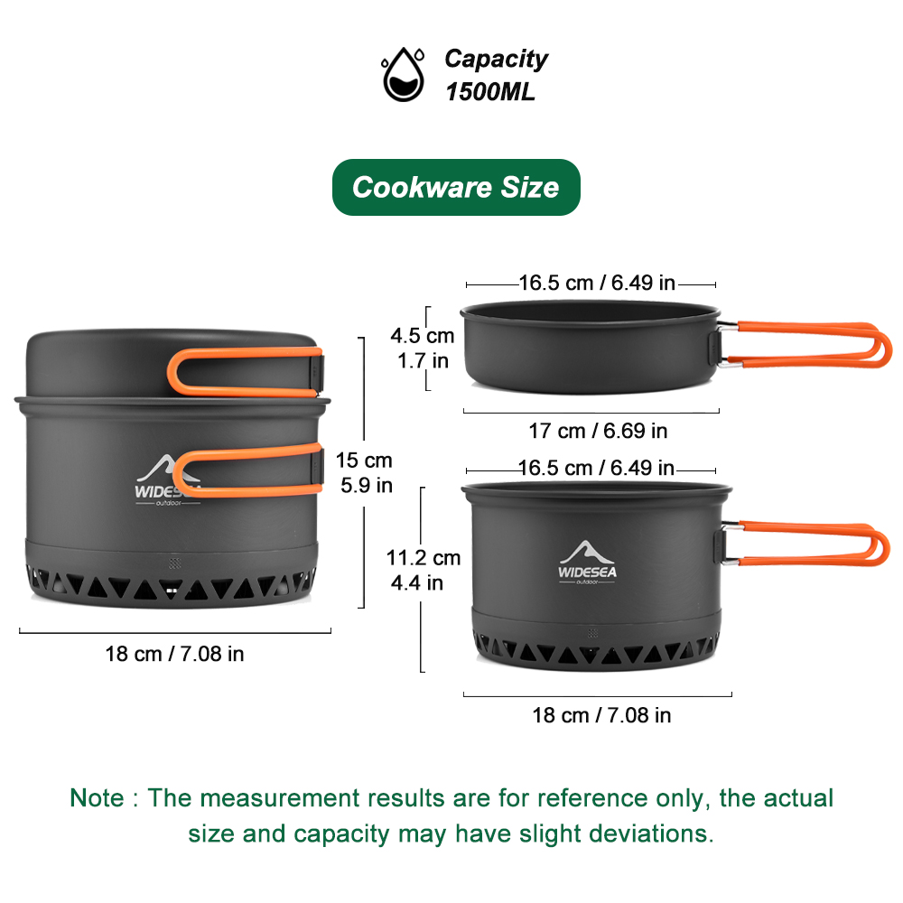 Stoviglie da campeggio Set di  - Camping Cooking Set recensione e prezzo