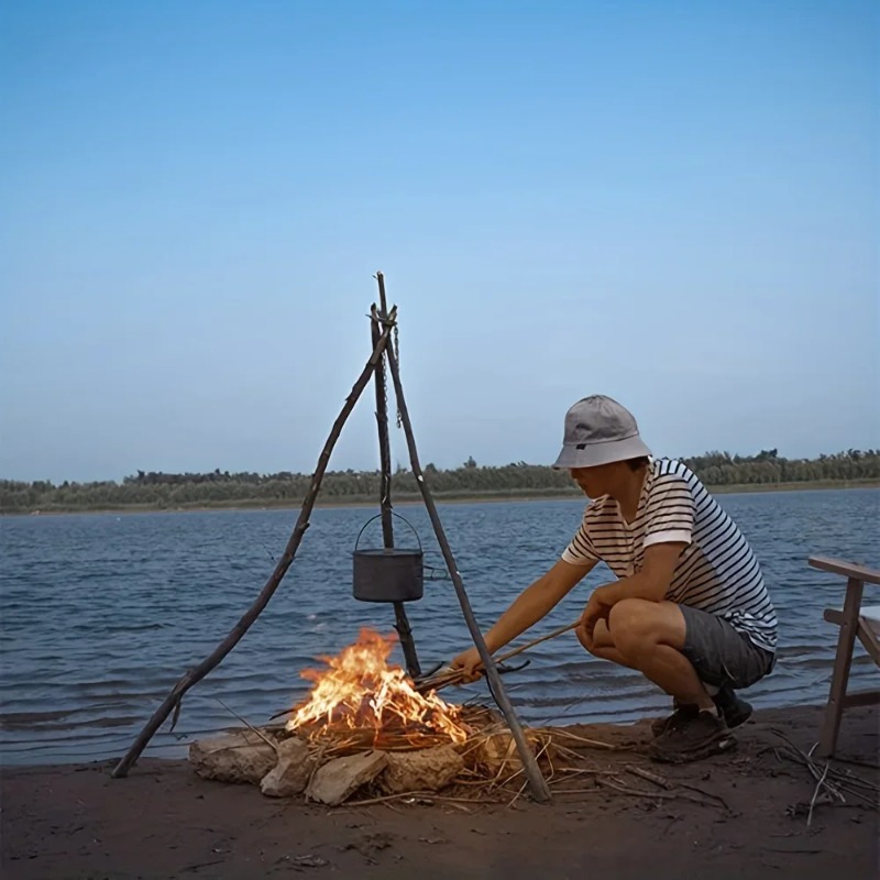 Supporto per Pentola da Campeg - Camping Hanging Cooking Pot recensione e prezzo