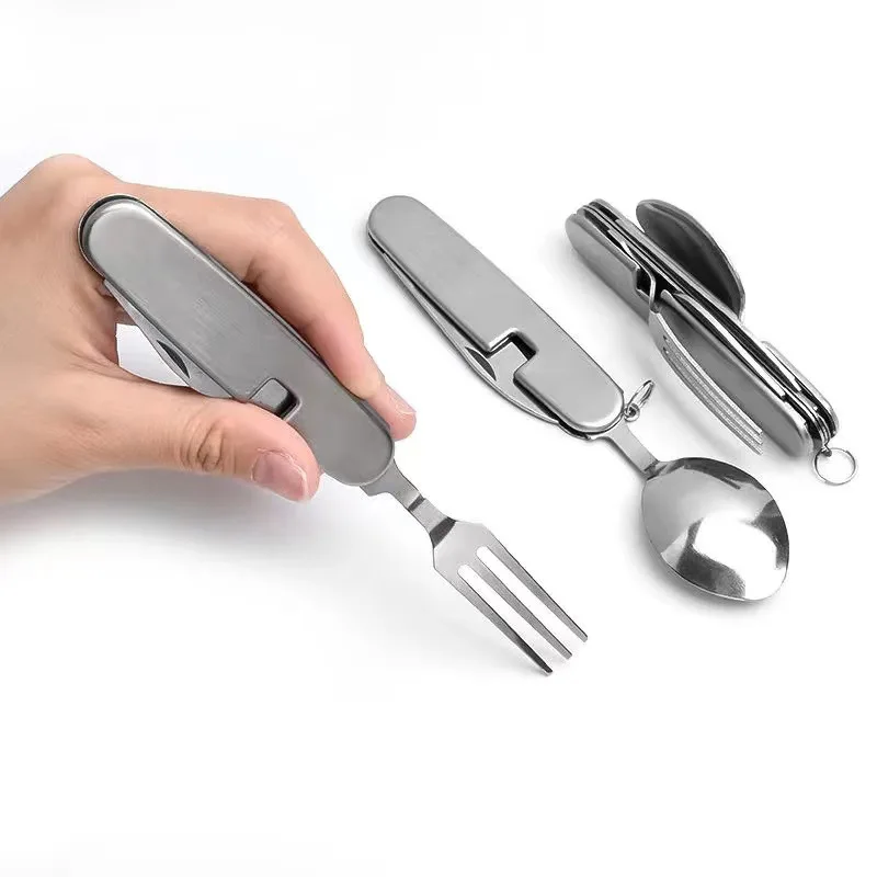 Set di stoviglie da campeggio  - Camping Cooking Set Stainless Steel recensione e prezzo