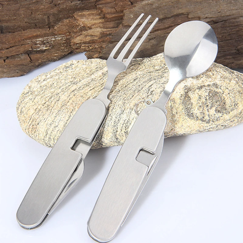 Set di stoviglie da campeggio  - Camping Cooking Set Stainless Steel recensione e prezzo
