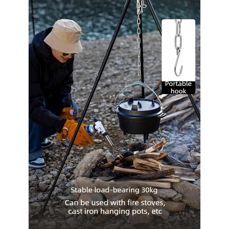 Supporto per Pentola in Lega d - Camping Hanging Cooking Pot recensione e prezzo