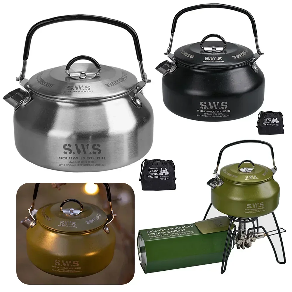 Bollitore in acciaio inossidab - Camping Cooking Set Stainless Steel recensione e prezzo