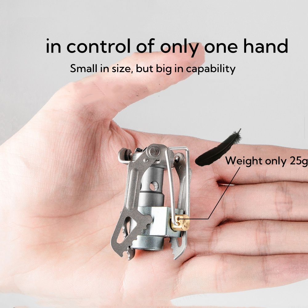 Bruciatore in lega per campegg - Camping Cooking Gas Stove Portable Tool recensione e prezzo