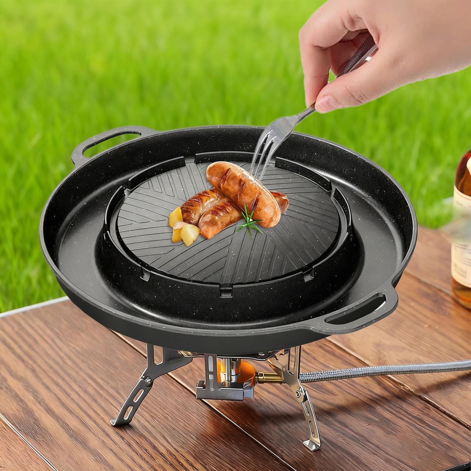 Griglia e padella calda 2 in 1 - Camping Cooking Range recensione e prezzo