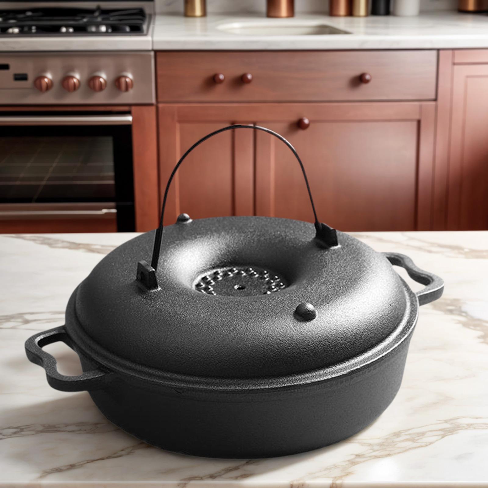 Calderone in ghisa per cucinar - Camping Cooking Ovens recensione e prezzo