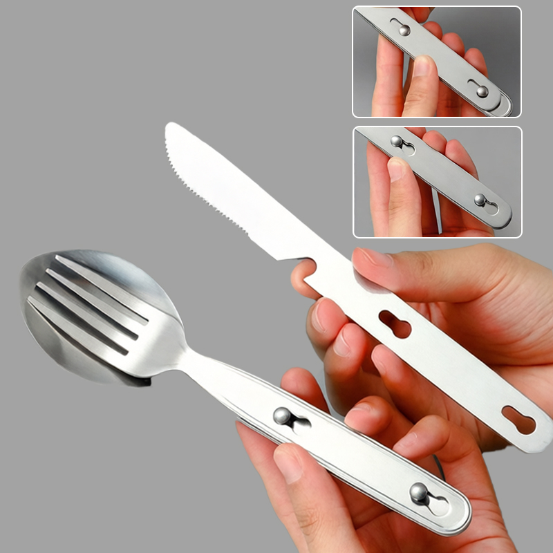 Set 3 Pezzi: Cucchiaio, Forche - Camping Cooking And Eating recensione e prezzo