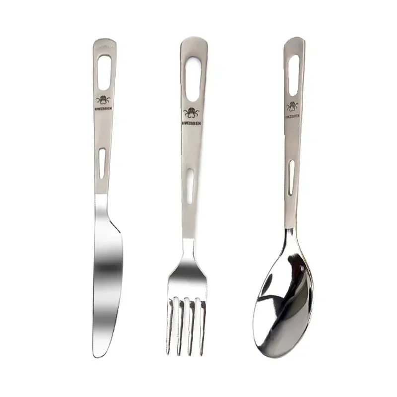 HWZBBEN Titanium Fork Spoon Kn - Camping Cooking And Eating recensione e prezzo