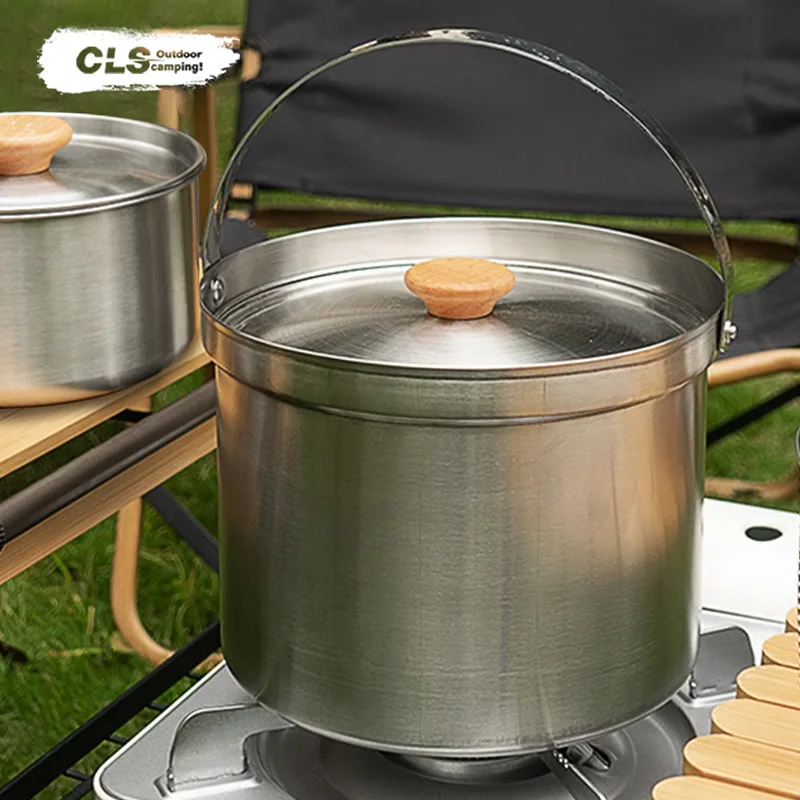 NOBANA&CLS Set di Pentole da C - Camping Cooking Set Stainless Steel recensione e prezzo