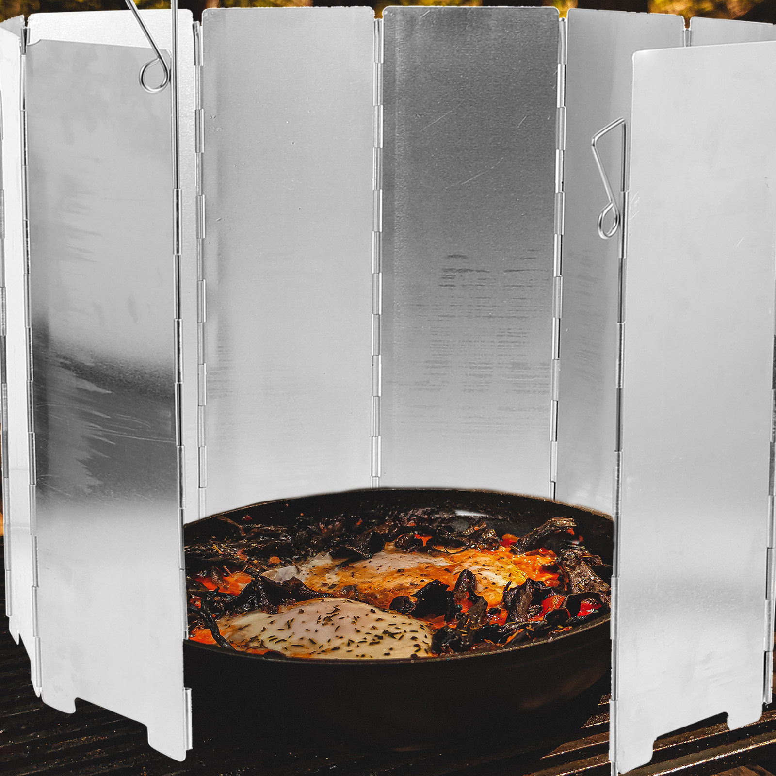 1 Set di Paravento Pieghevole  - Camping Cooking Windscreen recensione e prezzo