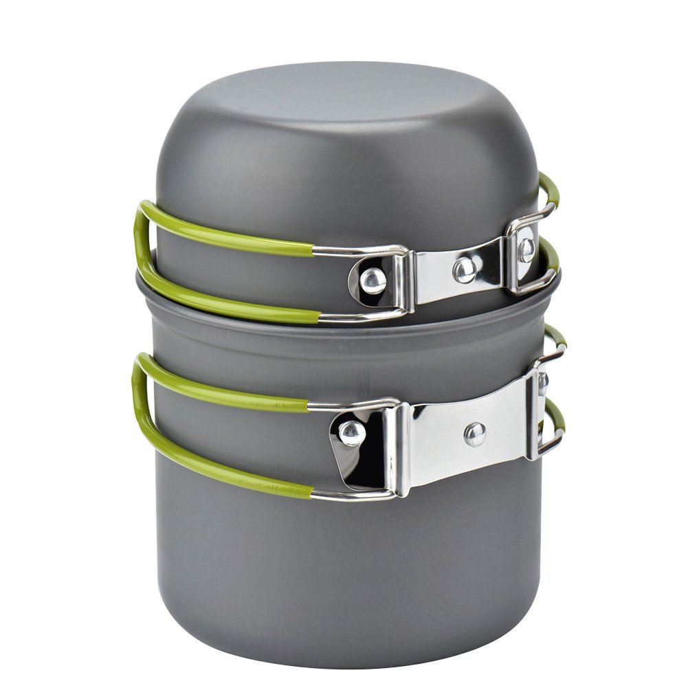 Kit di pentole da campeggio co - Camping Cooking Kit Box recensione e prezzo