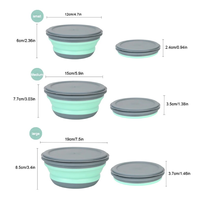 Set di 3 Contenitori per Pranz - Camping Cooking Dishes recensione e prezzo