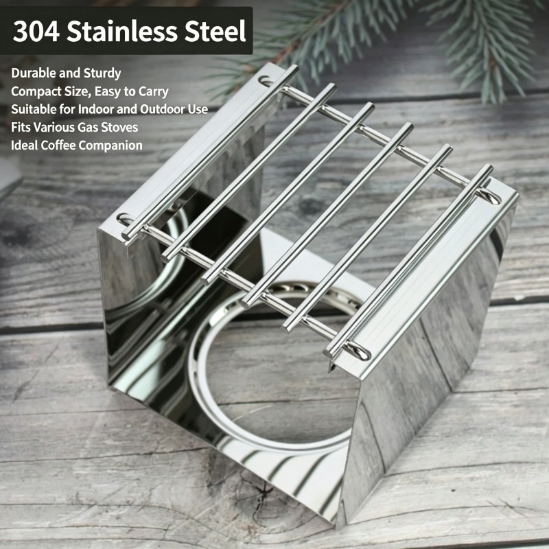Supporto Quadrato in Acciaio I - Camping Cooking Set Stainless Steel recensione e prezzo