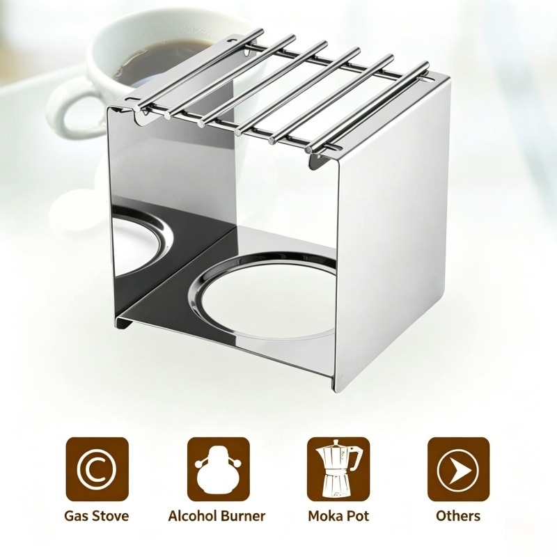 Supporto Quadrato in Acciaio I - Camping Cooking Set Stainless Steel recensione e prezzo