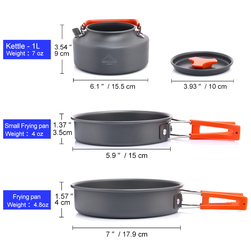 Widesea Set di pentole da camp - Camping Cooking Windscreen recensione e prezzo