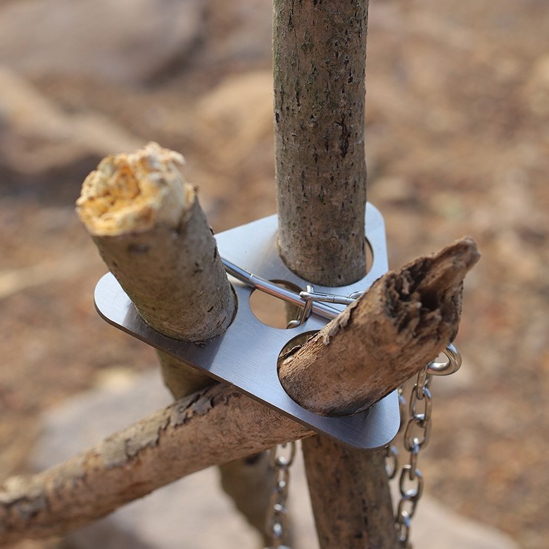 Treppiede da Campeggio in Acci - Camping Hanging Cooking Pot recensione e prezzo