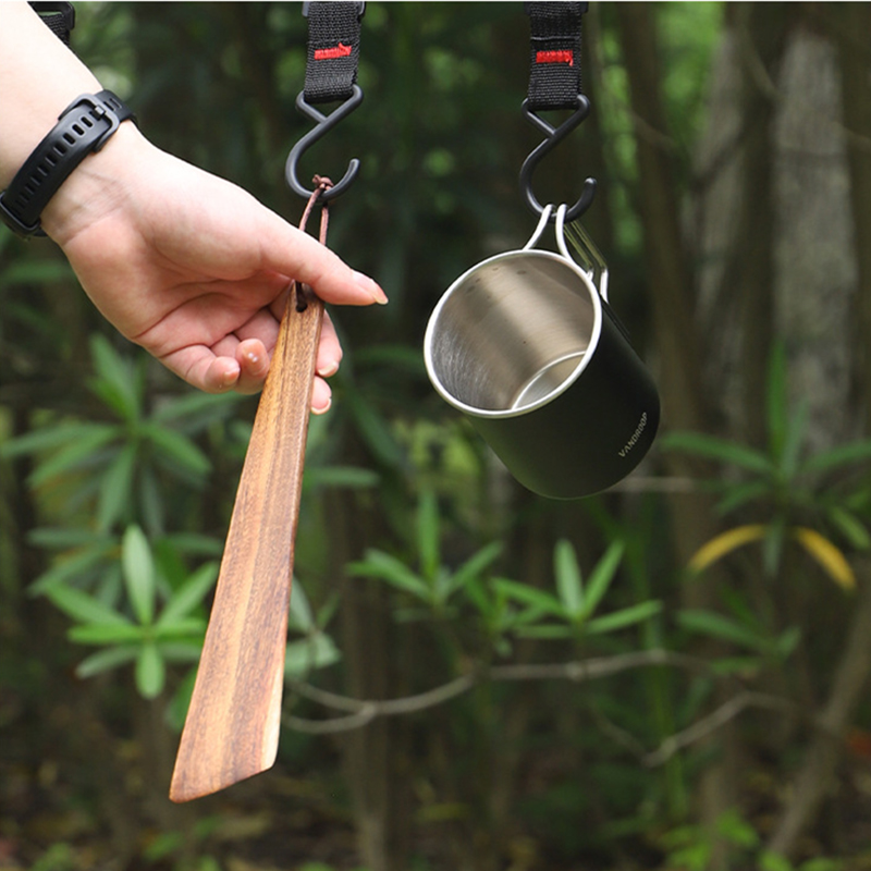 Spatola in legno Spatola porta - Camping Cooking Windscreen recensione e prezzo
