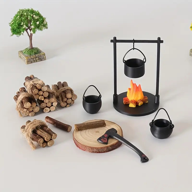 Mini falò sospeso stufa pentol - Camping Hanging Cooking Pot recensione e prezzo