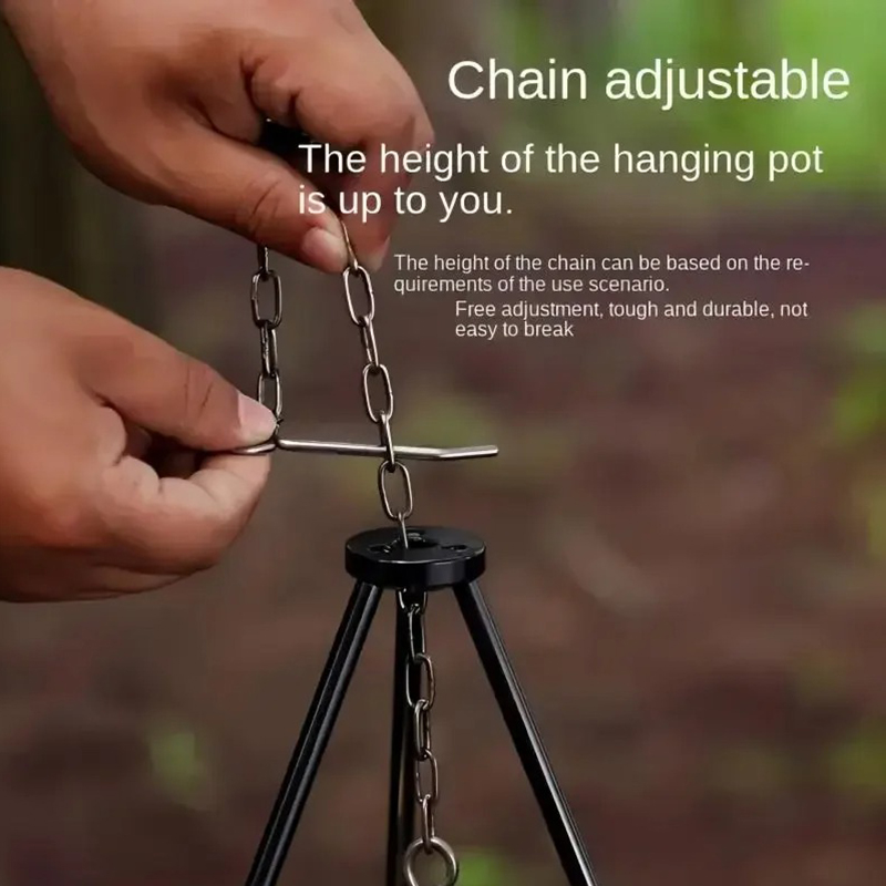 SSUNTAK Supporto Portatile e S - Camping Hanging Cooking Pot recensione e prezzo