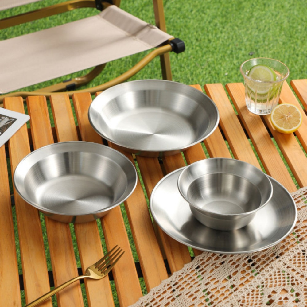 Set di posate in acciaio inox, - Camping Cooking Set Stainless Steel recensione e prezzo