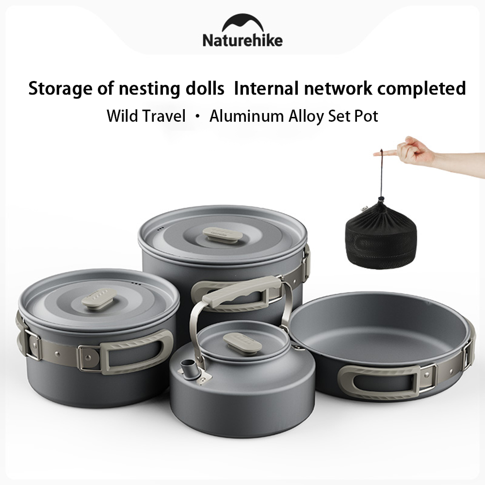 Naturehike Set di pentole da e - Camping Cooking Set recensione e prezzo