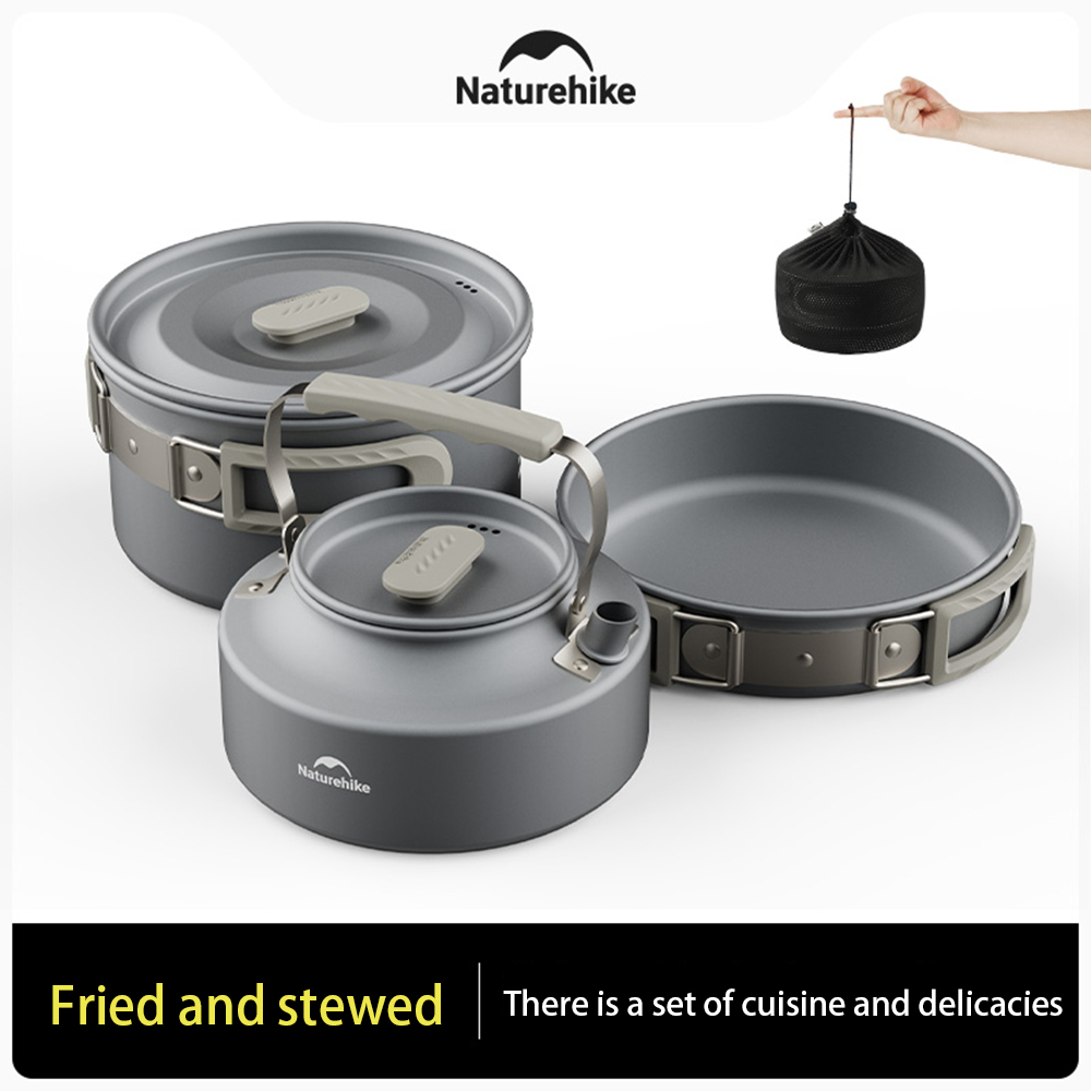 Naturehike Set di pentole da e - Camping Cooking Set recensione e prezzo