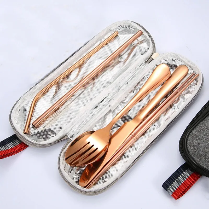 Stoviglie Set di posate da via - Camping Cooking Set Stainless Steel recensione e prezzo