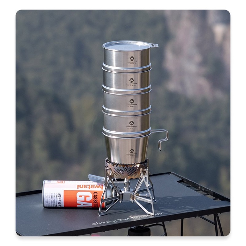 CAMPINGMOON Portatle Outdoor C - Camping Cooking Dishes recensione e prezzo